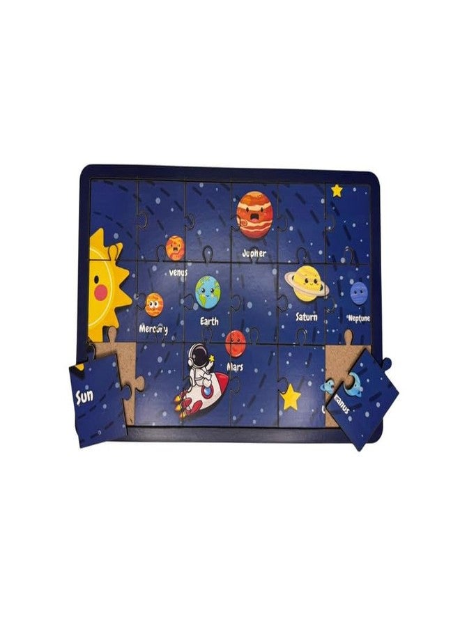 ESPtronics 1 Pc Solar System Jigsaw Puzzles for Kids Educational Space Puzzle with Planets, Rocket & Astronaut STEM Learning Toy for Toddlers Ages 4-8 Preschool & Montessori Gift for Boy & Girl - Image 4